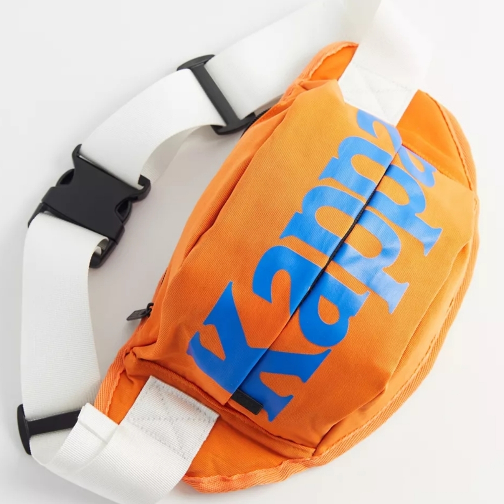 Kappa Cabala Waist Fanny Pack Size Medium Orange